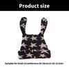Lovely Bunnies Ear Knitted Hat Star Pattern Winter Hat Outdoor Softable Warm Hat for Winter Warmth