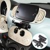 Dashboard Center Phone Stand Bracket Holder Clip For Fiat 500 2016-2024