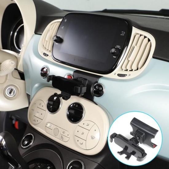 

Dashboard Center Phone Stand Bracket Holder Clip For Fiat 500 2016-2024