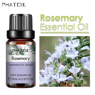 PHATOIL 5 ml/10 ml/15 ml/30 ml/100 ml Rosmarin, natürliches ätherisches Öl für die Kerzenseifenherstellung, Parfüm, Luftfrische, Diffusor, Körperentlastung, gesunde Pflege