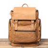 Vintage Men'S Leather Backpack Cowhide Women'S Computer Backpack Frosted Leather Mountaineering Travel Bag