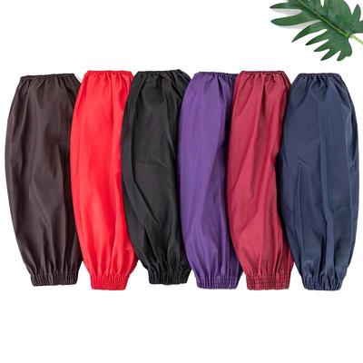 Unisex Waterproof & Oilproof PU Leather Arm Protectors for Kitchen and Housework