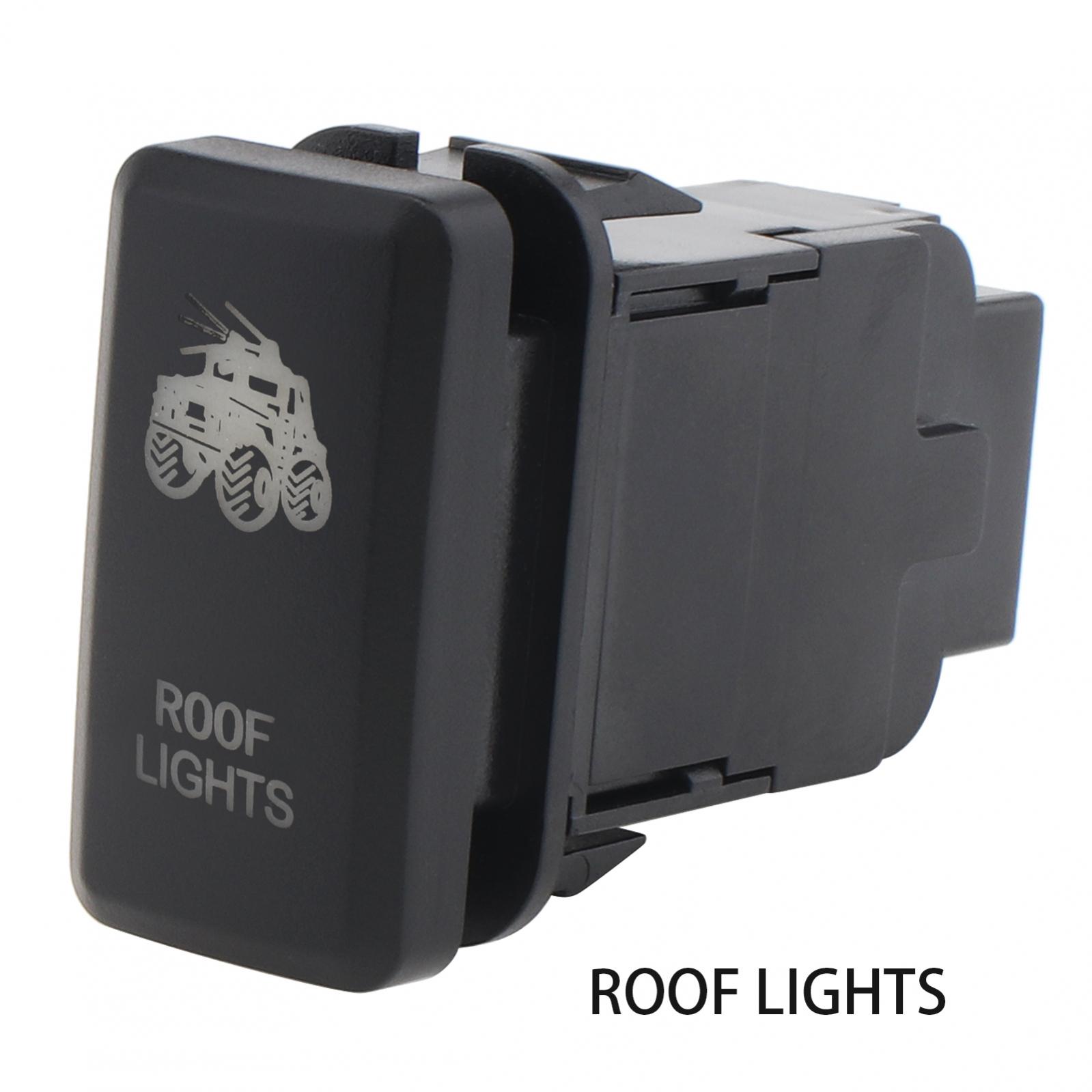 

Кнопочный переключатель включения/выключения 12 В подходит для Toyota Hilux/Prado 120 с белой подсветкой Roof Light