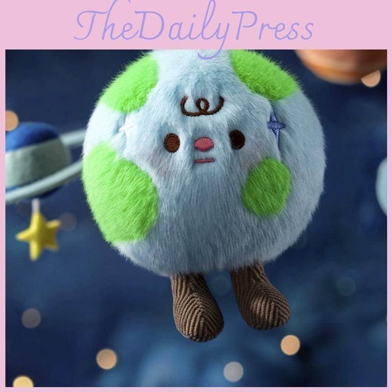 Shaped Plush Star Pendant Keychain Backpack Decoration Toy Stuffed Gift Doll