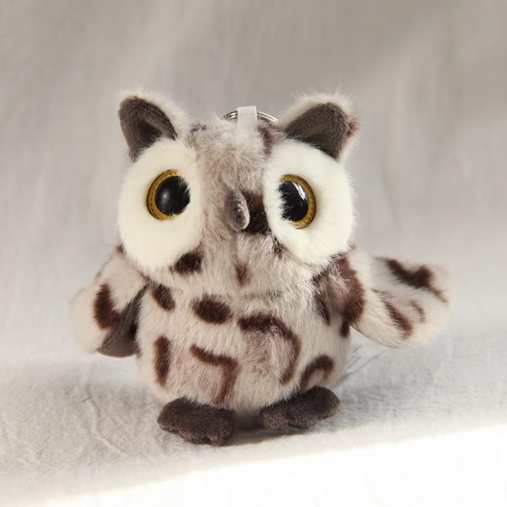 Decoration Owl Plush Pendant Cartoon Owl Doll Plush Bird Doll Keychain  Gift Girlfriend