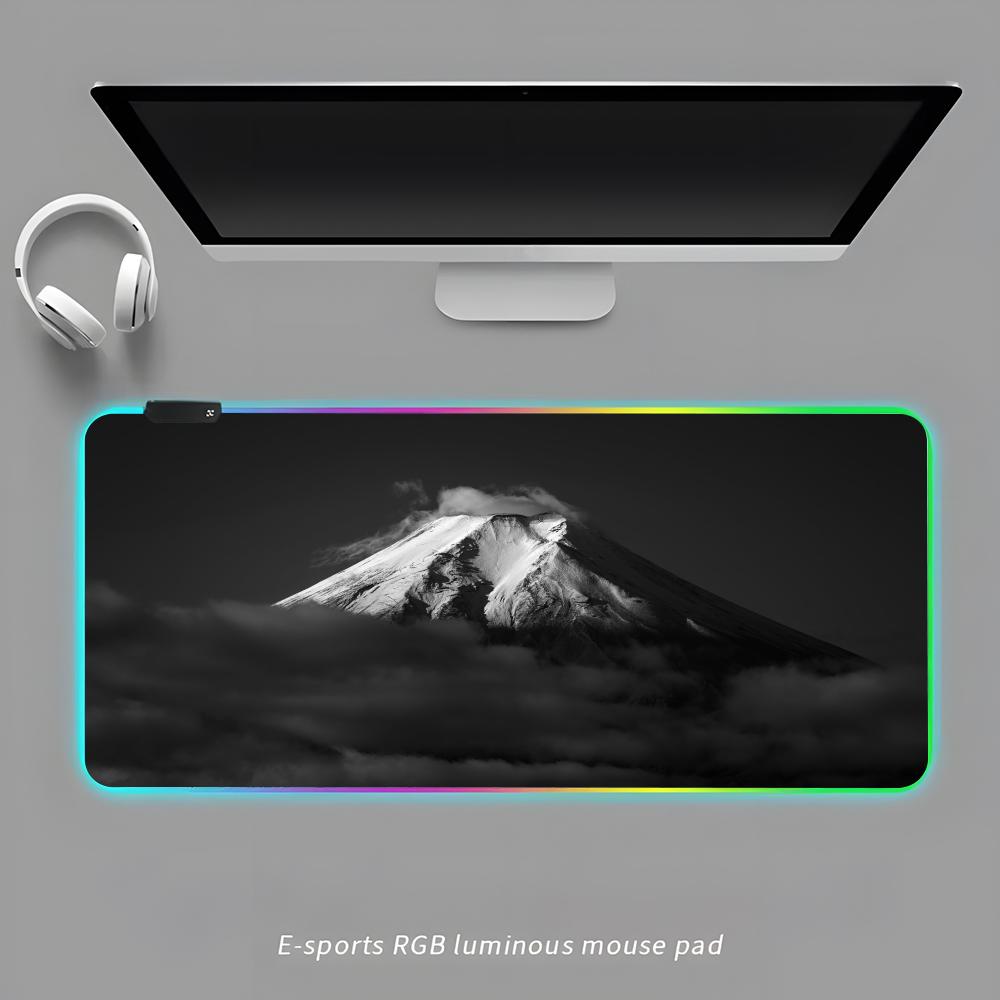 

Монохромная подставка для мыши RGB игровая подставка для мыши Настольный коврик HD Геймерская большая светодиодная подсветка XXL Подставки для мыши RGB600x300x3mm