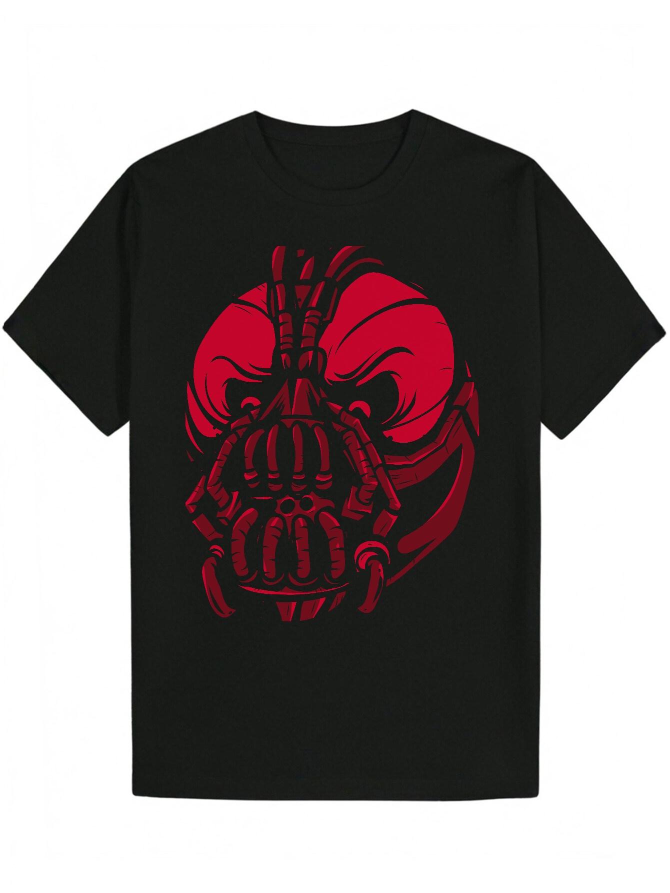 Round Neck Polyester (Polyester) Graphic Print T-shirt XL