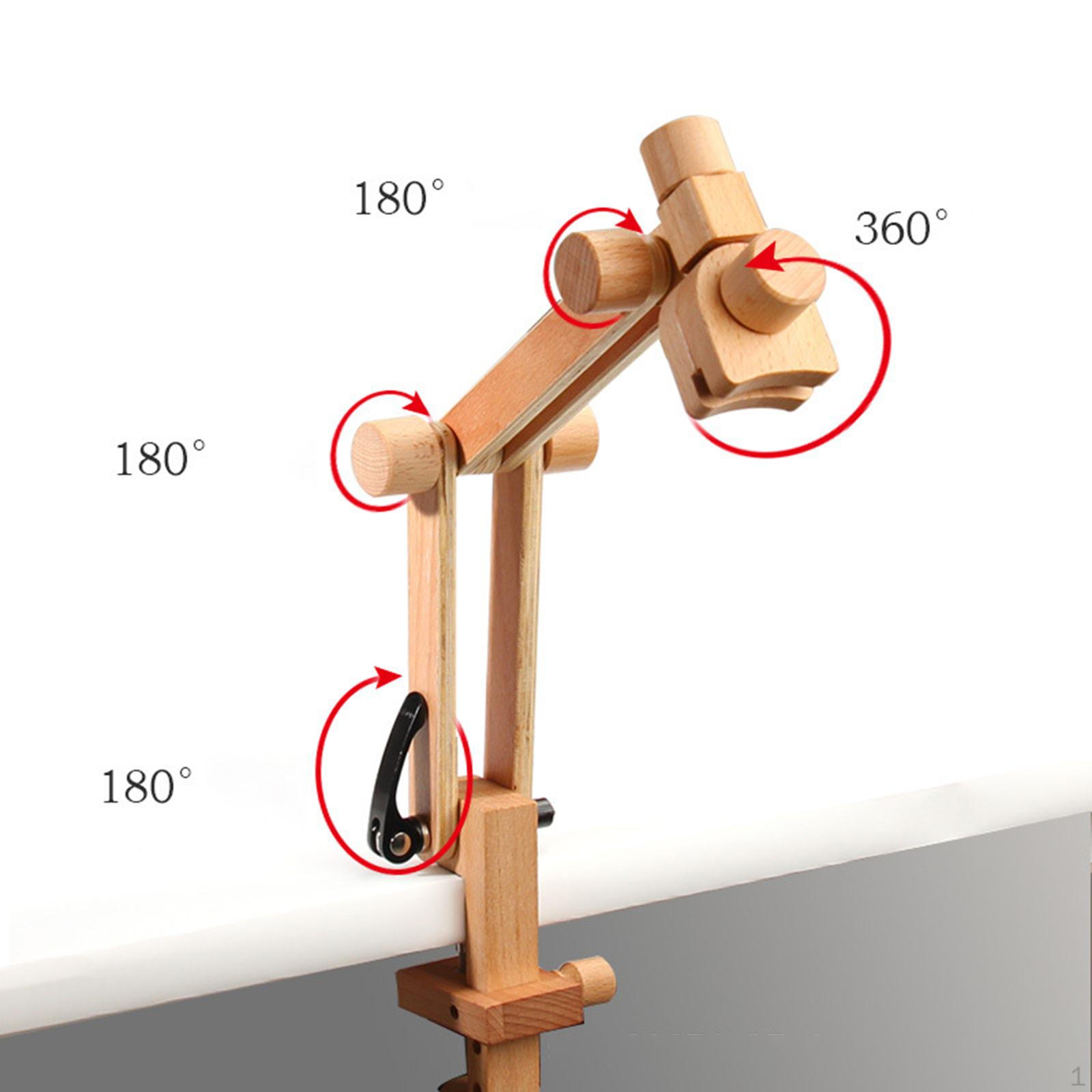 

Регульована підставка для вишивальних п ялець, проста у використанні, стабільний DIY аксесуар 13cm x 44cm