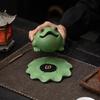 Ding Gua Gua Ceramic Frog Incense Burner - Zen Style Aroma Diffuser Ornament for Home