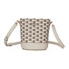 Bally Fashion Casual Letter Logo TPU Bucket Bag Crossbody Shoulder Bag Women Bags Gray Bone-White 6307162