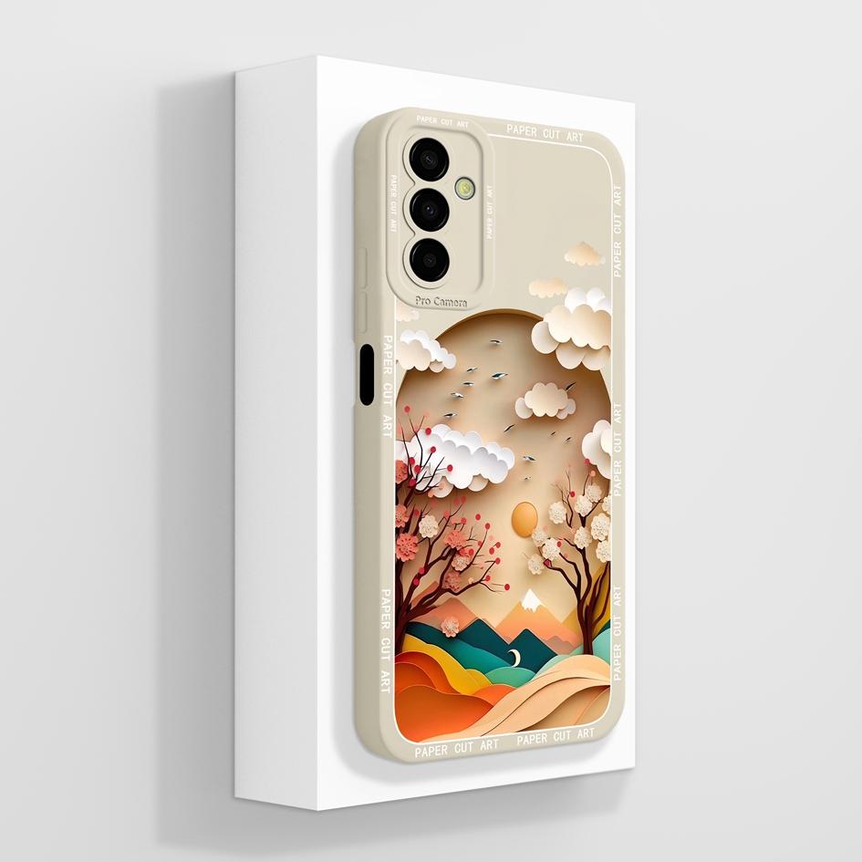 

Чехол для телефона Samsung F13 A73 A72 A71 A54 A53 A52 A51 A50 A34 A33 A32 A31 A30 A24 A23 A22 Ленивый кот Забавные цветы Силиконовый противоударный чехол для Samsung Capa Samsung A51 4G