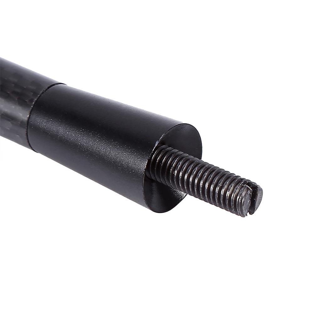 80mm 120mm Schwarz Kohlefaser Schraube Aluminium Auto Kurzantennen Set Universal Autozubehör