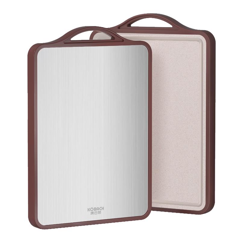 KOBACH 304 Stainless Steel Antibacterial Double-Sided Cutting Board