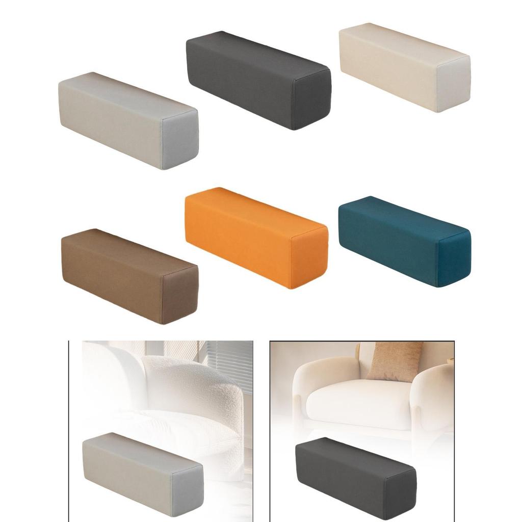 Side Arm Rest with Removable Pillowcase Rectangular Armrest Cushion for Couch