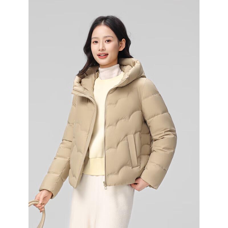 SNOWFLYING Short Collarless Down Jacket