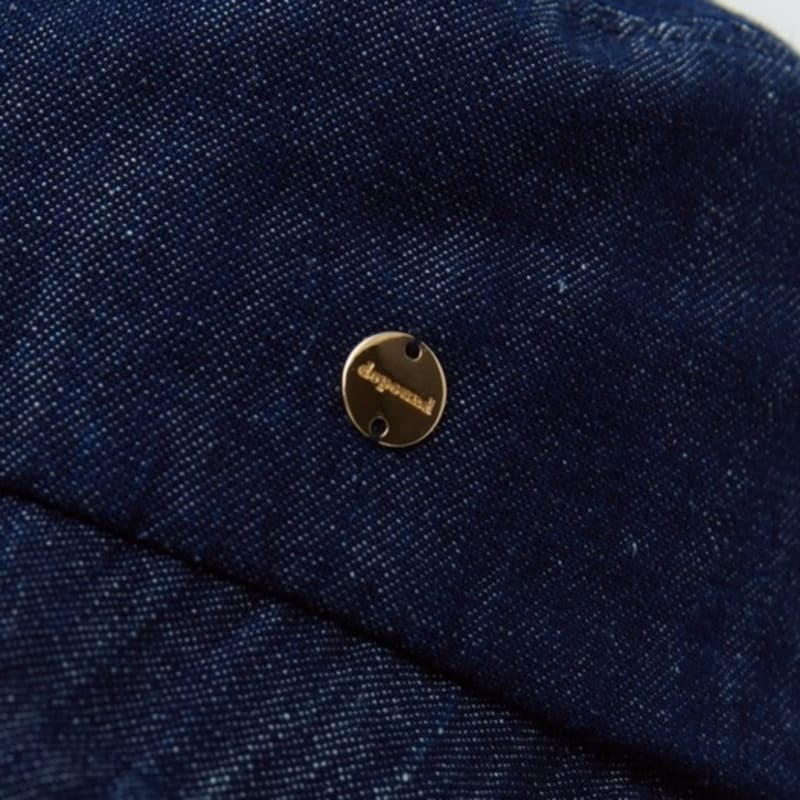 DEPOUND Linen Denim Washing Bucket Hat - Indigo