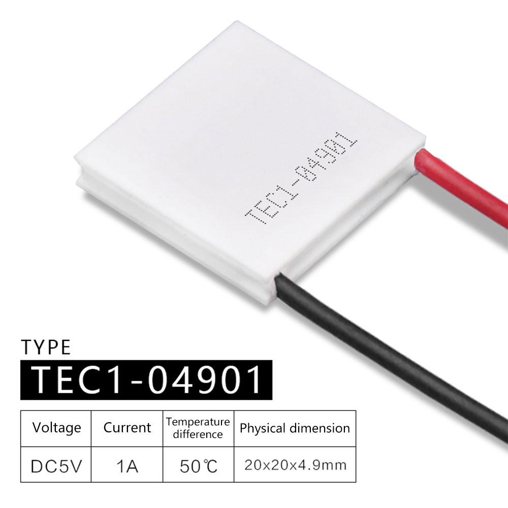 

TEC1-04901 TES1-04902 Refrigeration Cooler Plate 20*20*4.9mm 20*20*4.2mm Quickly Cool Down And Experience The Freezing Point