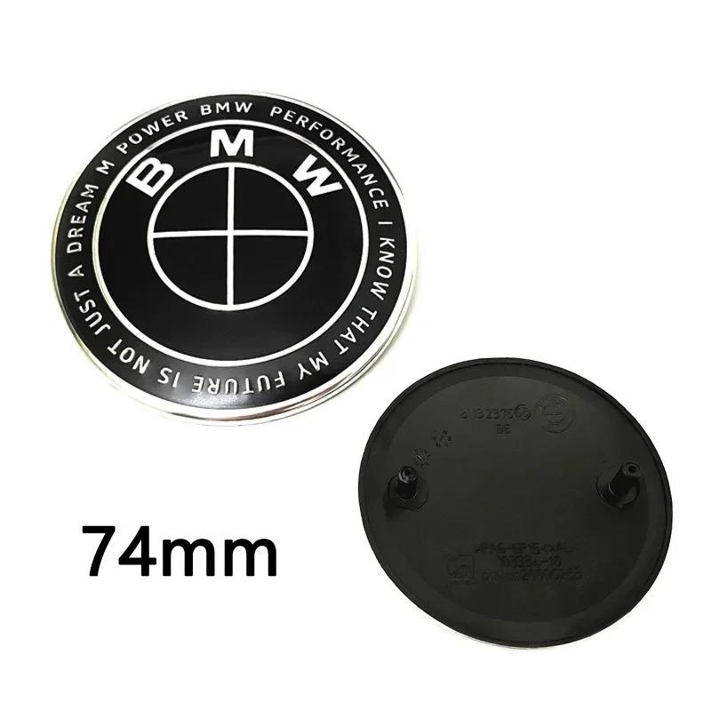 BMW Car Hood Rear Emblem Steering Wheel Stickers Rims Cap Badge 1/4/7 Pcs Compatible with G01 G20 X3 X5 F30 E36 F20 E46 X6 M4 E6 Bzvm78