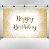 1pcs Golden Flash Scattered Birthday Party Background - Photography Background | No Power Required