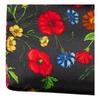 Gucci GG Marmont Printed Zip Closure Silk Clutch Women clutch Black Multicolor 826197-FAEJD-1070
