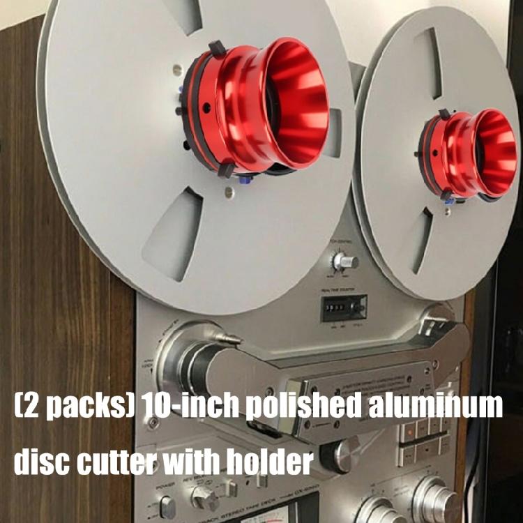 10Inch Studio Aluminum Reel Adapters 2 Units Securedly Fit for Vintaged Auditory Systems