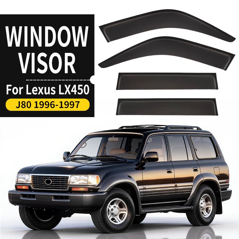 Compatible Rain and Sun Visor for Lexus LX450 LX470 LX570 LX500 Window