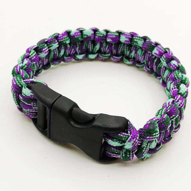 Emergency Survival Woven Paracord Climbing Bracelet