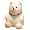 Toy Samoyed Plush Doll Fashion Simple Dog Doll Children Cuddle Doll Style Gift