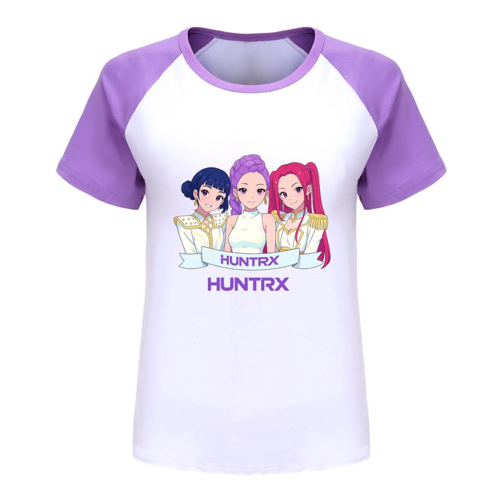 5026 Kids Girls Rumi Zoey Mira Print Raglan Short Sleeves T-Shirt