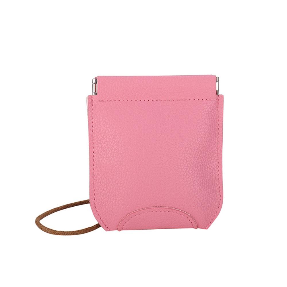 PU Leather Shoulder Bag Solid Color Coin Purse New Crossbody Bag