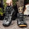 Anti Slip and Wear-resistant Hiking Shoes Comfortable Desert Work Boots Autumn  Winter Platform  Ankle Boots Men's Hiking Shoes