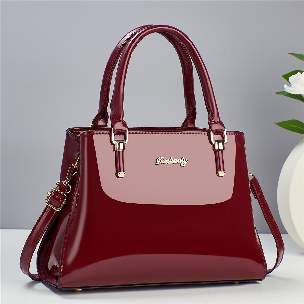 

Жіноча модна яскрава шкіряна сумка великої місткості Жіноча сумка через плече Високоякісна жіноча сумка через плече Розкішні сумки