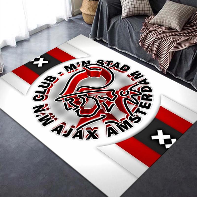 Nuovo Tappeto Ajax Amsterdam 2025 per Soggiorno Camera da Letto Casa Decorazione Divano, Tappetino Antiscivolo per Giochi Bambini07