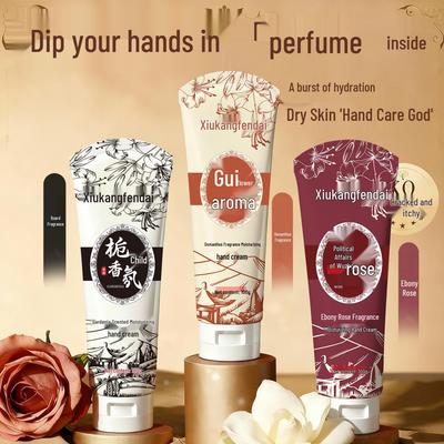 Feuchtigkeitsspendende Antistatische Handcreme: Duftende Feuchtigkeitspflege für Herbst/Winter - Tragbare Linderung für trockene, rissige Haut