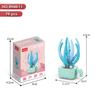 Succulent Bonsai Building Block Flowers - Compatible with Lego, Small Particle Assembly Toys for Girls