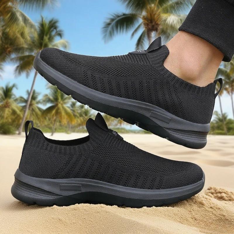 Lightweight Outdoor Male Walking Shoe Breathable Men Casual Shoe Men's Sneakers Slip on Flats Vulcanized Shoes  Sneakers Men