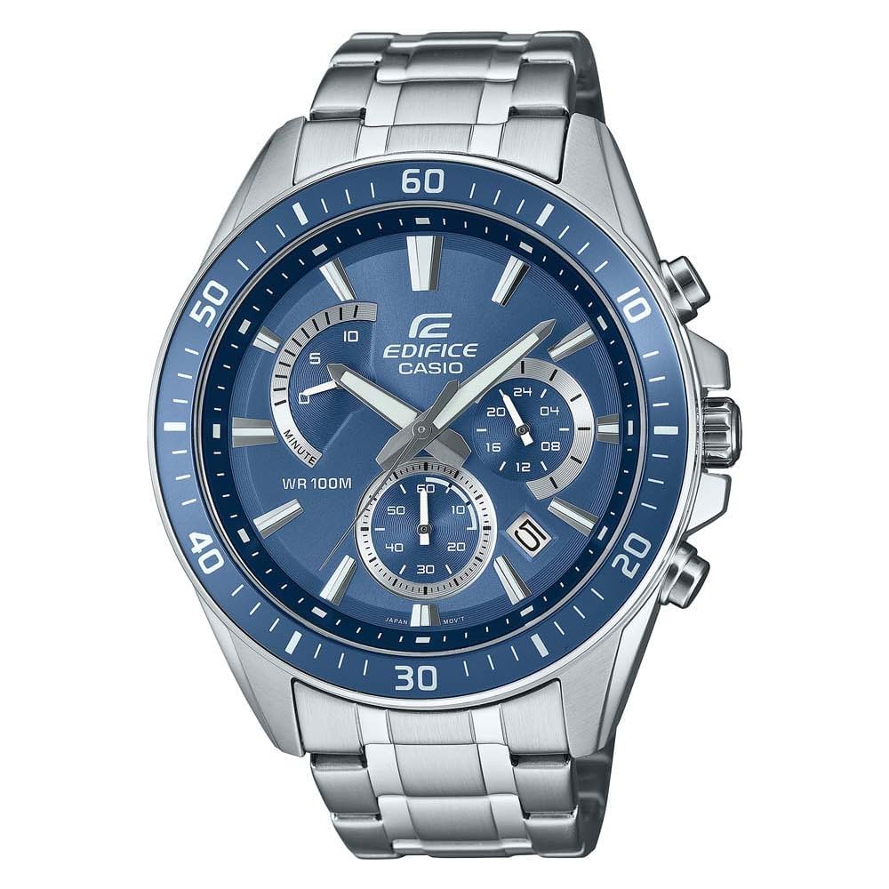 Casio Edifice EFR-552D-2AVUEF Men s Watch Stainless Steel Blue Dial Quartz