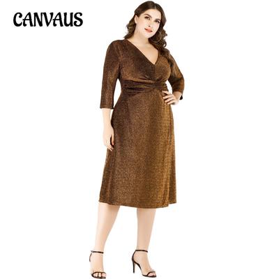 Rochie cu paiete la modă nouă pentru femei de mărime mare