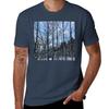 Tall Naked Trees During Winter Tshirt Basic Daily Outfit Short Sleeve Tee Tshirt