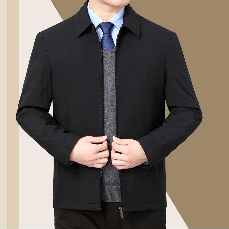 Men's Spring 2025 Middle-Aged & Elderly Dad Jacket