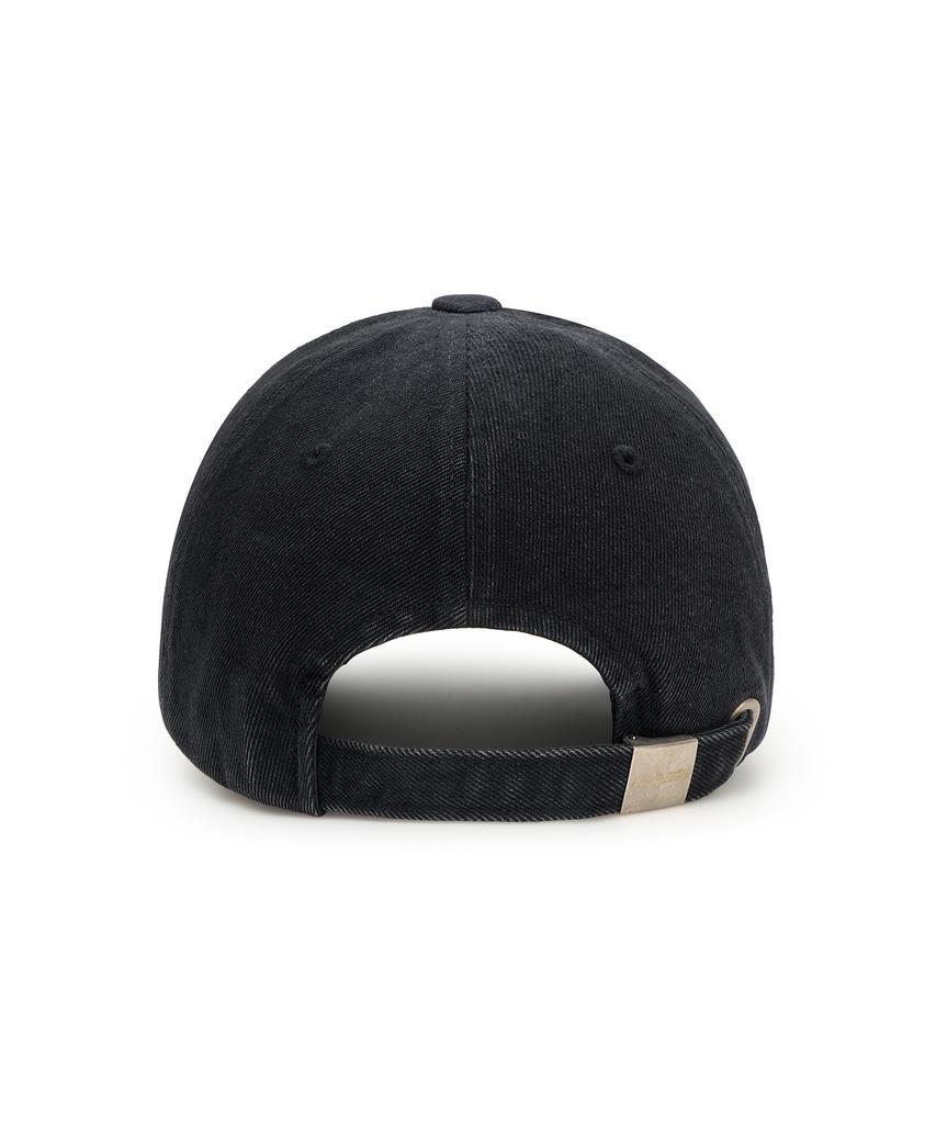 Leubase Gothic Logo Washed Ball Cap_Black