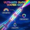 Pistola ad Acqua LED Arcobaleno con Luce Luminosa per Piscina, Spiaggia, Giochi all'Aperto