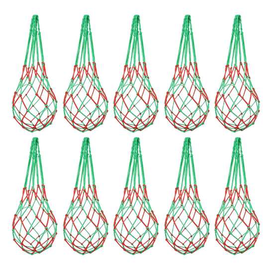 UV Resistant Fruit Support 10Pcs Watermelon Sling Nets, Weatherproof Reusable Melon Holder Space Saving Vine Mesh, Hammocks for Cantaloupe Cucumber