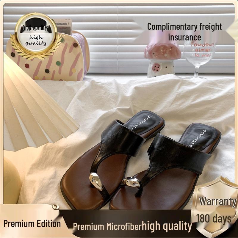 2025 Retro Women's Platform Toe-Loop Sandals – Trendy Summer Flip-Flops