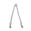 Two Way Stainless Steel Dog Leash Coupler Two In One Connect Chain For Walking 2 Pets Multi Size Safe Link Outdoor Puppy Walking