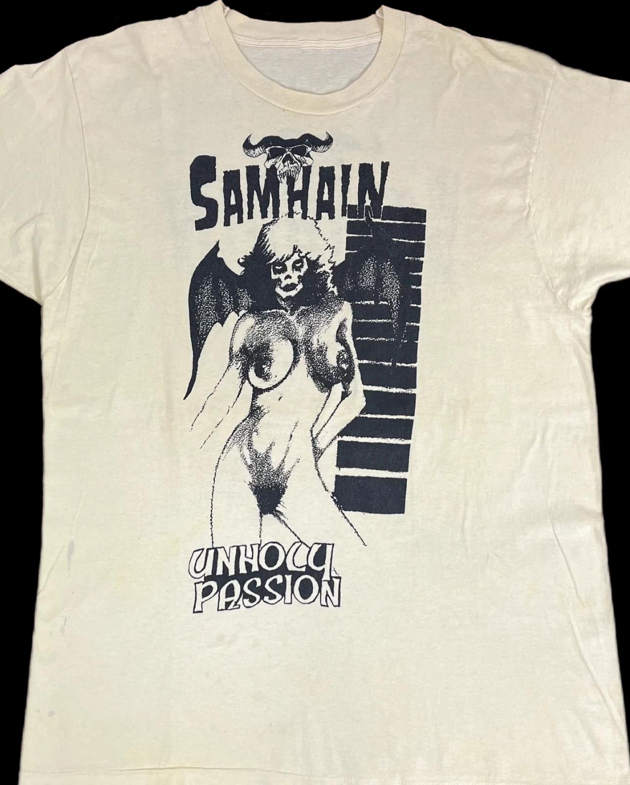 Samhain Band Unholy Passion T-shirt WHITE 1F1061 XXXL