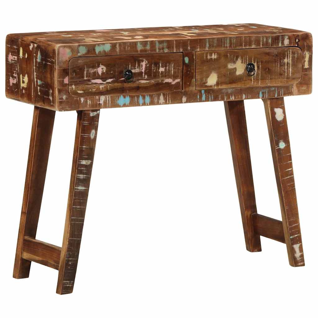 Console Table 90x32x75 cm Reclaimed Solid Wood