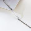 Vnox Free Engraving Namepate Bracelets For Women Men Stainless Steel Silver Color Adjustable Chain Bracelet Fashion Jewelry