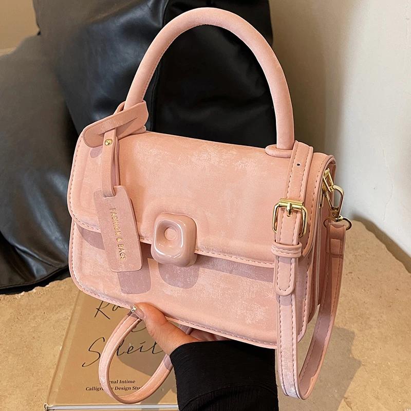 Small Casual Versatile Square Bag for Women  Popular Simple Shoulder Bag  Korean Version  Fashion Bag