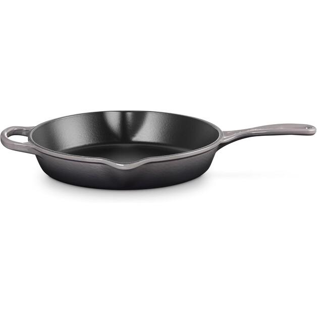 Cast Iron Skillet/serving Skillet Round High Le Creuset Signature 26 Cm, Color Flint (20187264440422)